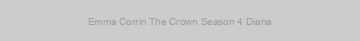 Emma Corrin The Crown Season 4 Diana